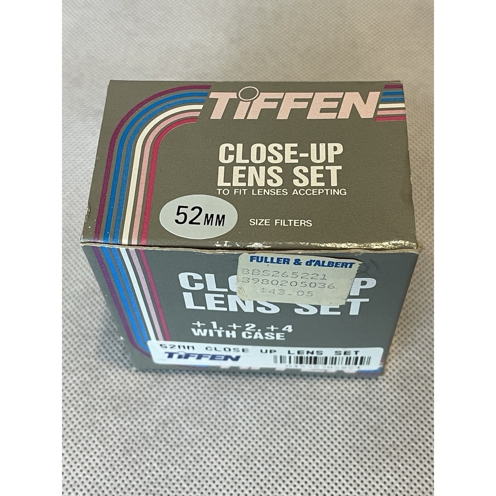 Tiffen Close-Up Lens Set 52 mm +1 +2 +4